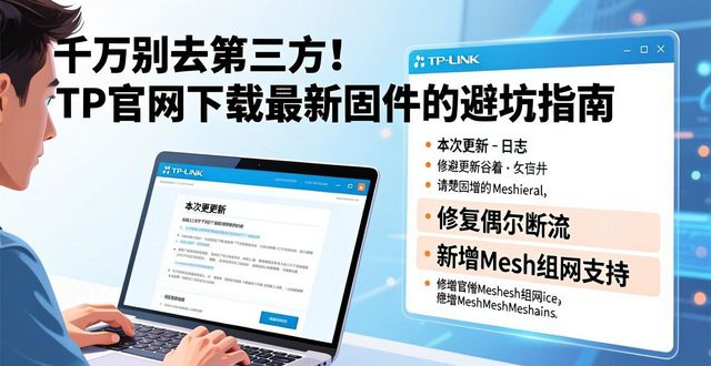 千万别去第三方！TP官网下载最新固件的避坑指南